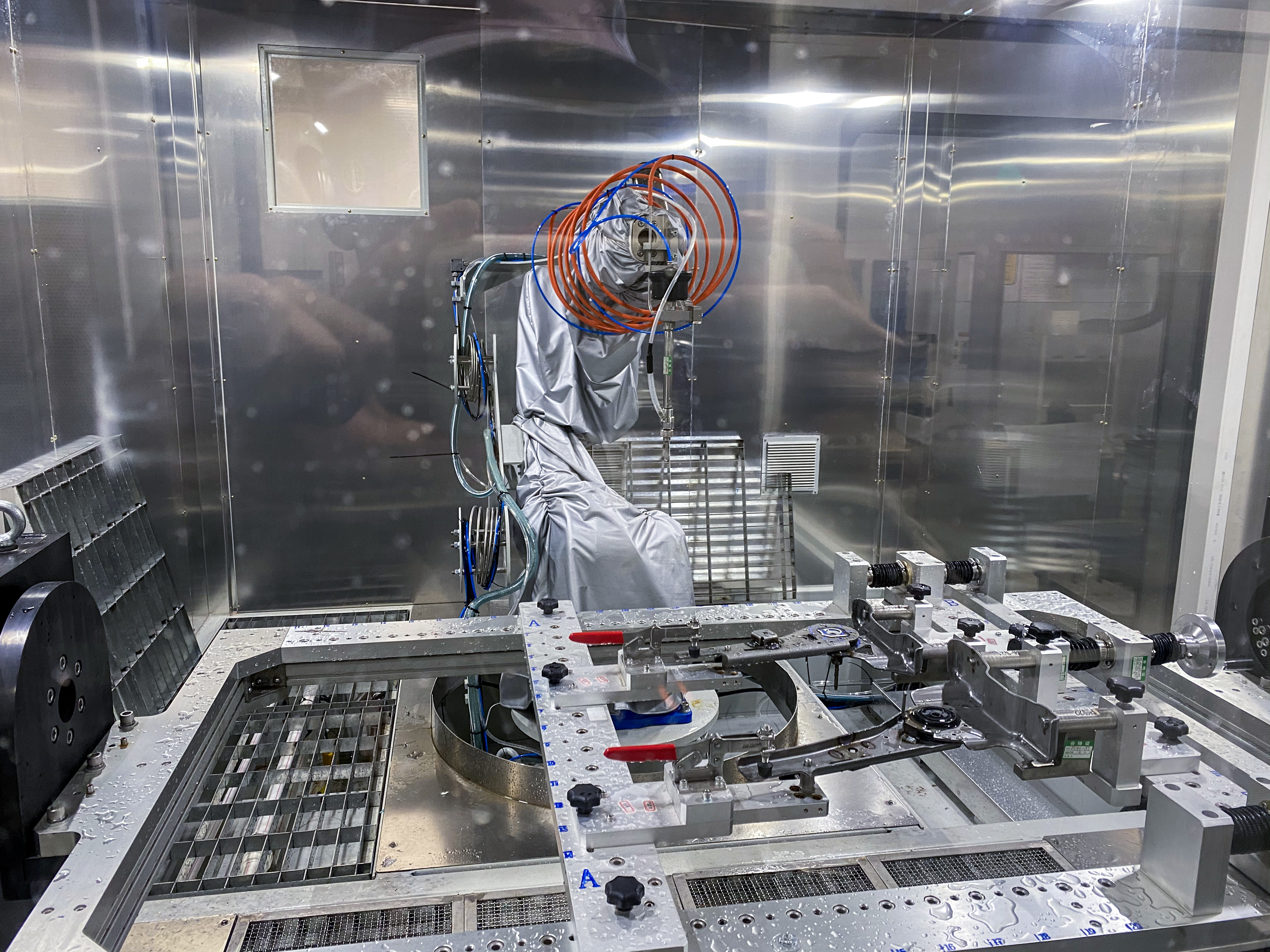 全封闭 机械臂 进相检测 整体切割方案 安拓道 (4) 全封闭 机械臂 进相检测 整体切割方案 安拓道 (4)