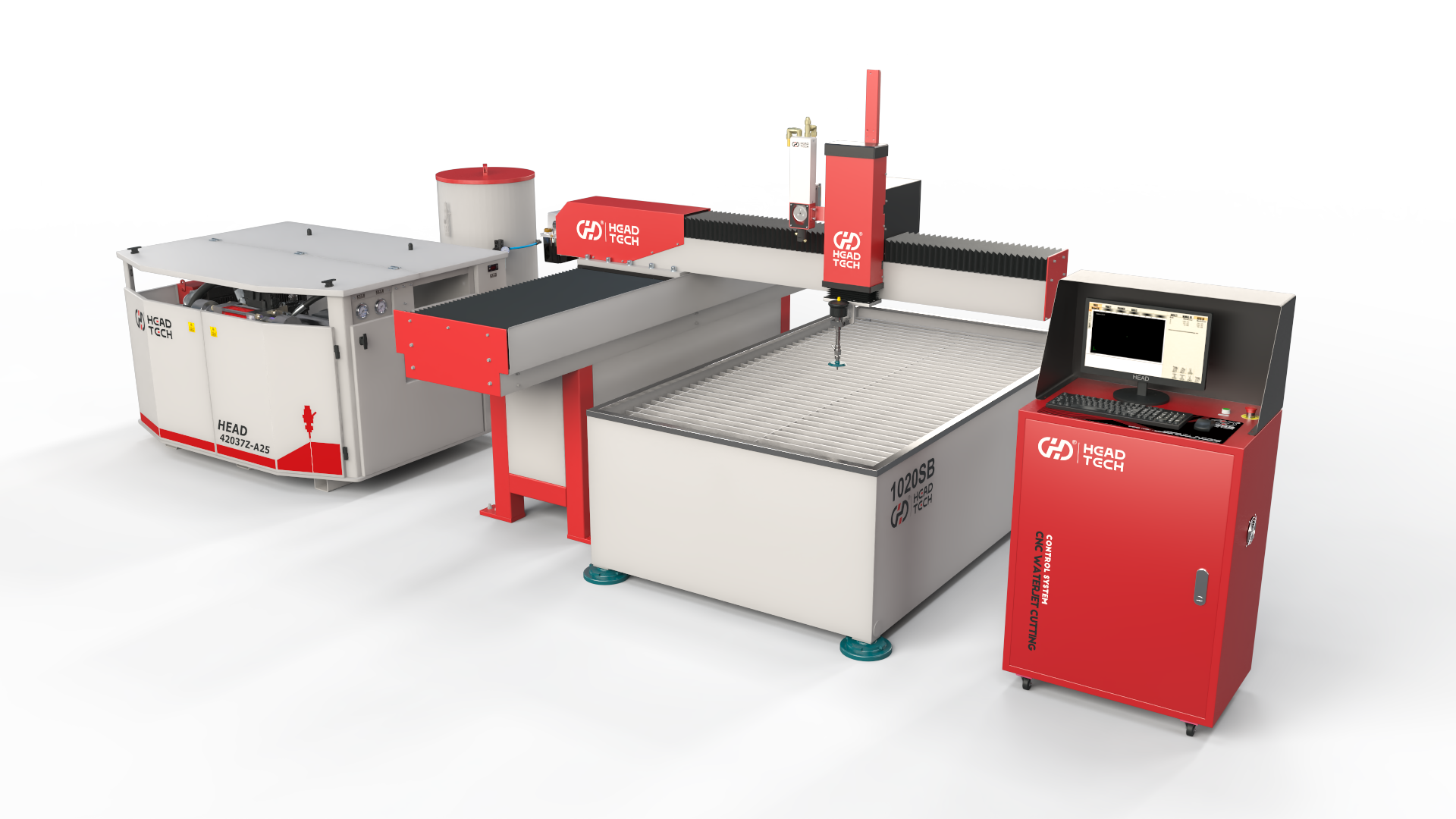 3 Oś 1000*2000 mm mały noża do odrzutowca wodnego