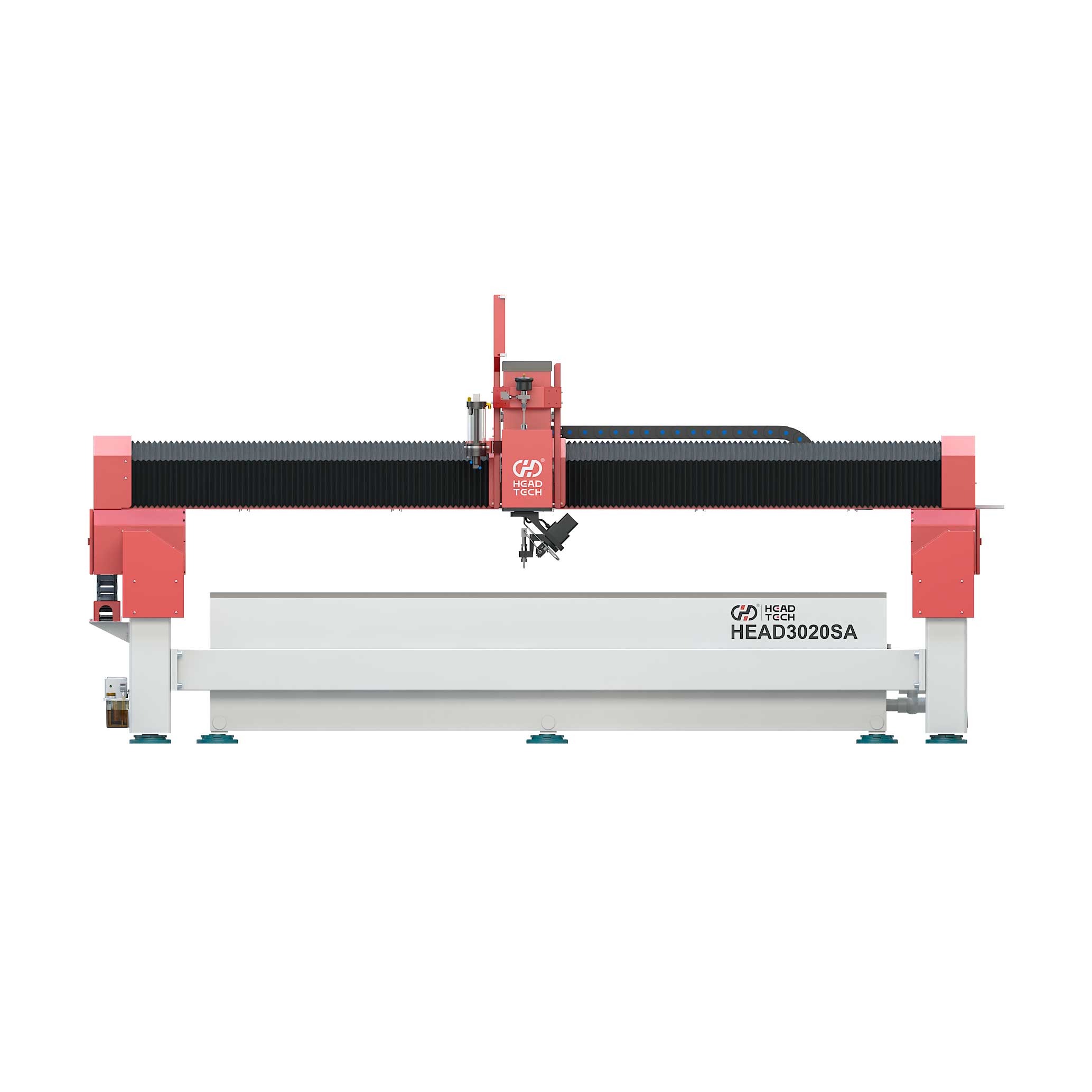 2025 Nowa głowica projektowa 5 osi 3000*2000 mm WaterJet Cutting Machine Factory Cena