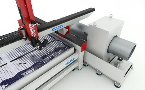 Głowa woda do cięcia i zintegrowana maszyna do rurociągu