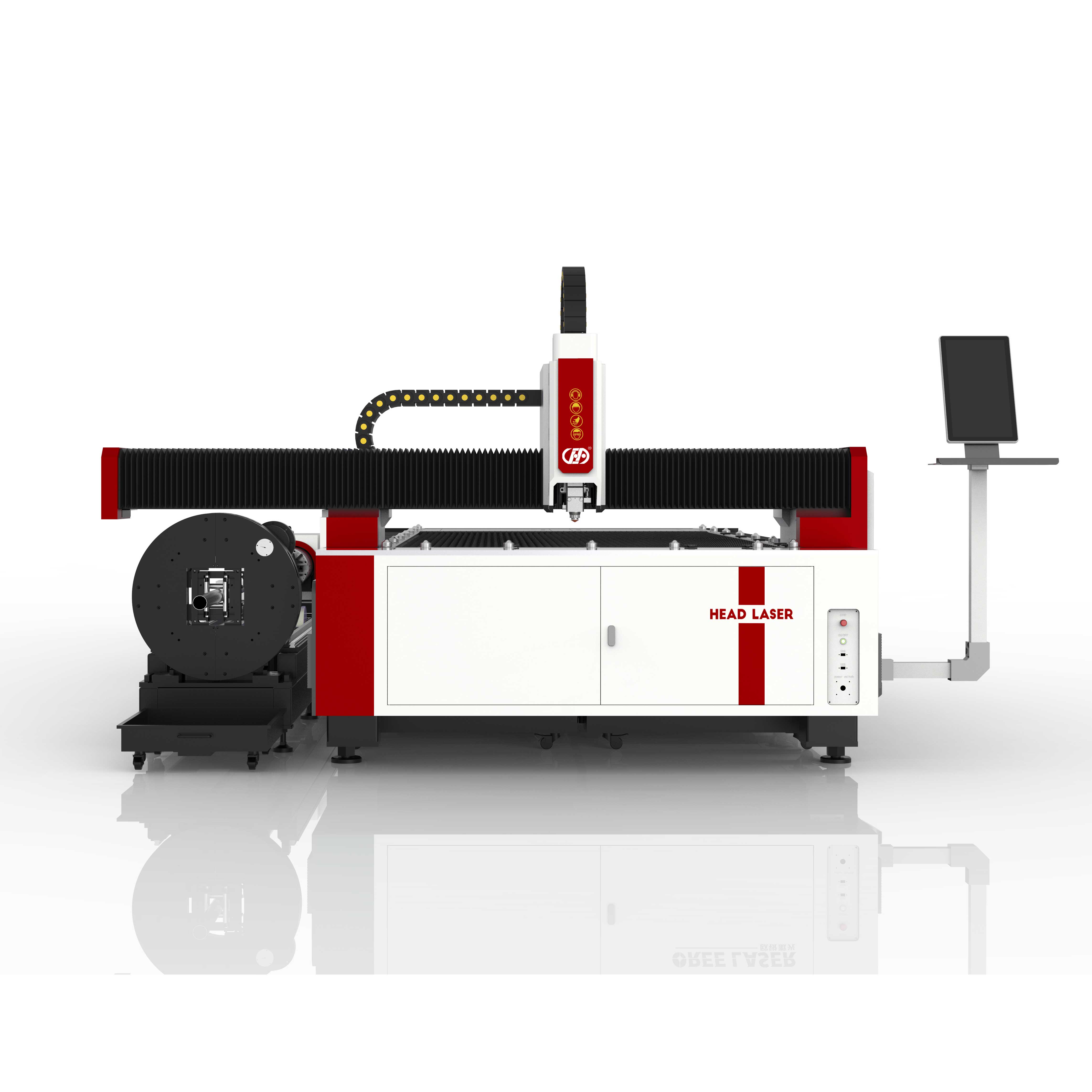 Szybka (1000W-6000W) maszyna do cięcia laserem światłowodowym z CE/FDA