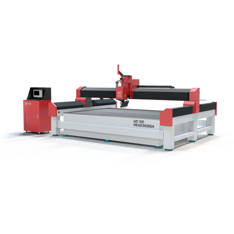 2025 Nowa głowica projektowa 5 osi 3000*2000 mm WaterJet Cutting Machine Factory Cena