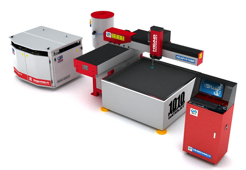 Super niskiej ceny Mini 1000*1000 mm metalowy szklany szklany maszyna do cięcia wodnego do eksperymentów uniwersyteckich